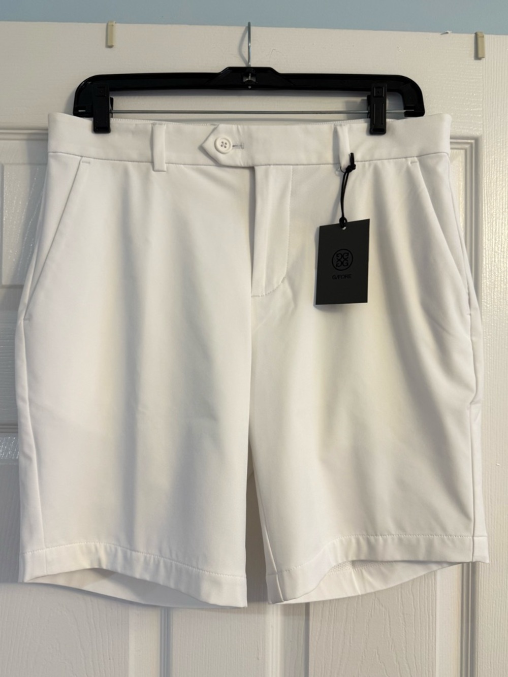 Men's G/FORE White Performance Golf Shorts